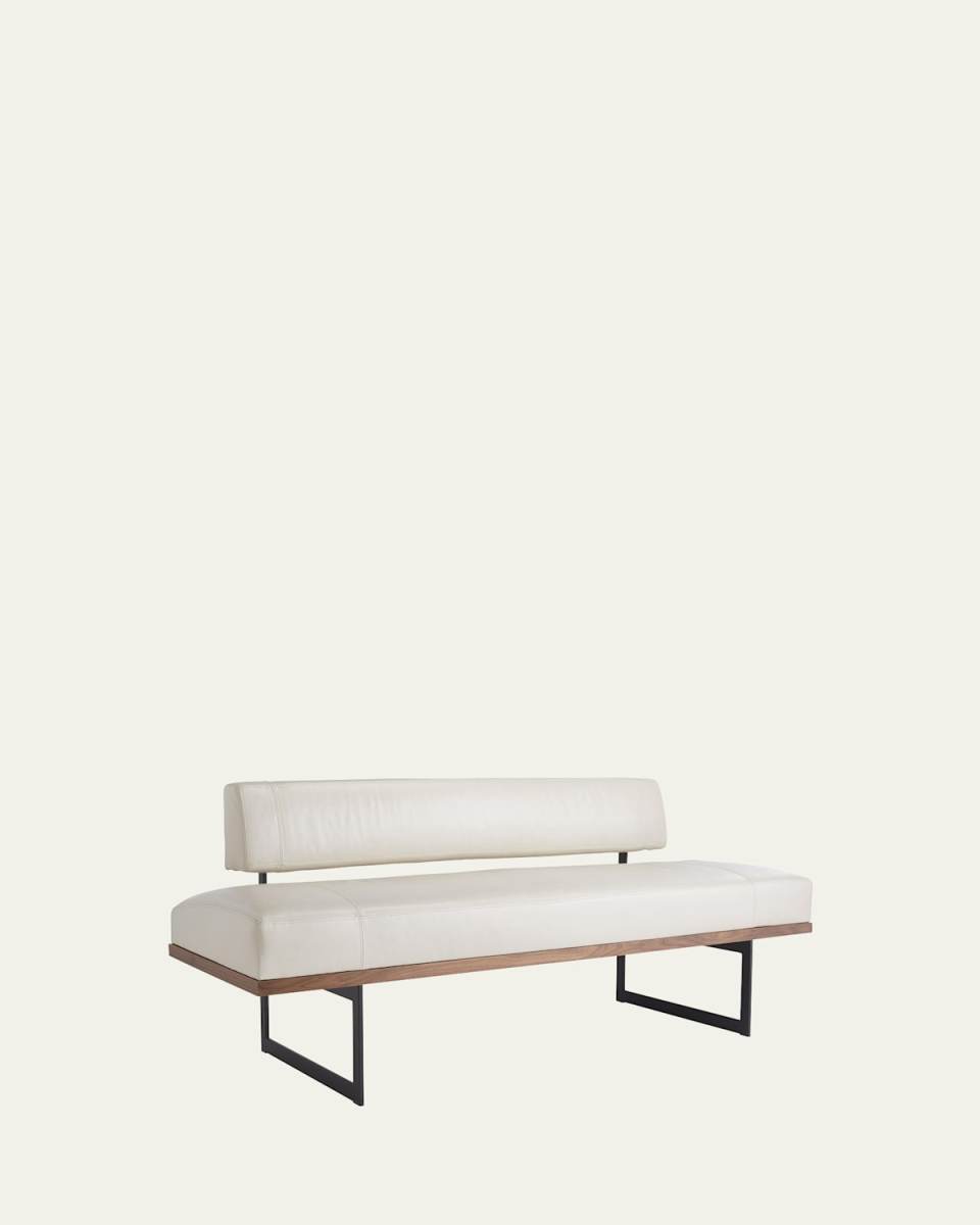 Tuck Leather Bench